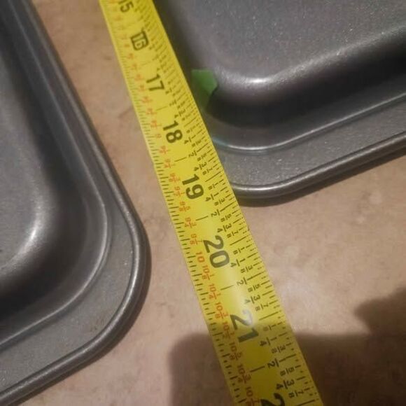 Set of 2 Analon Cookie Sheets 19" x 12" - Picture 5 of 6